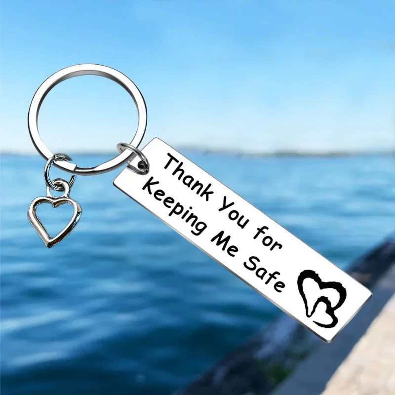 

Hot Bus Driver Gift Keychain Pendant Thank You for Keeping Me Safe Key Chain Appreciation Gift School Bus Driver Thank You Gifts