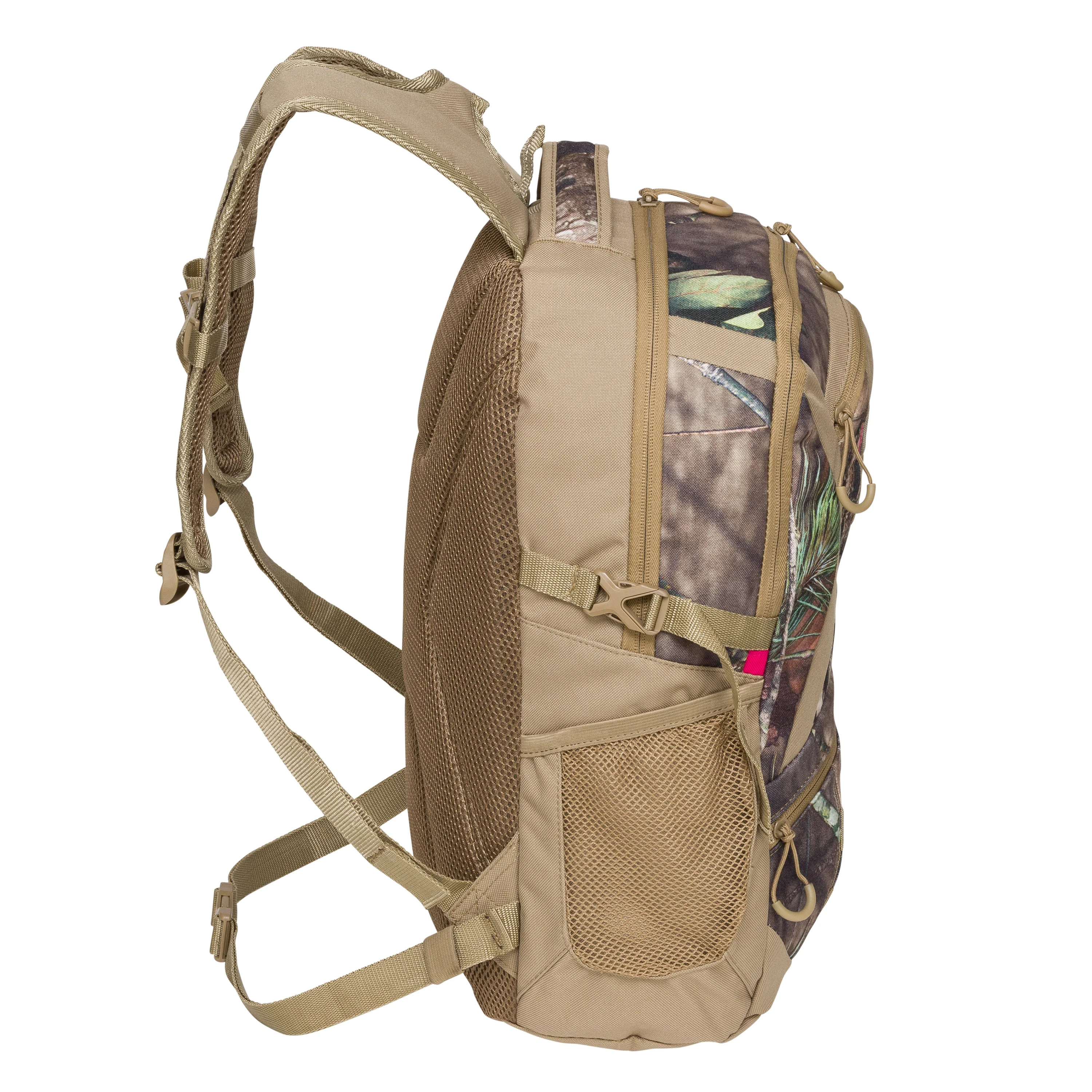 Binocular Bag Realtree Edge Unisex Adjustable Harness Stowable Cleaning Cloth Ventilated Design Rear Pocket Mesh Side Pockets 4