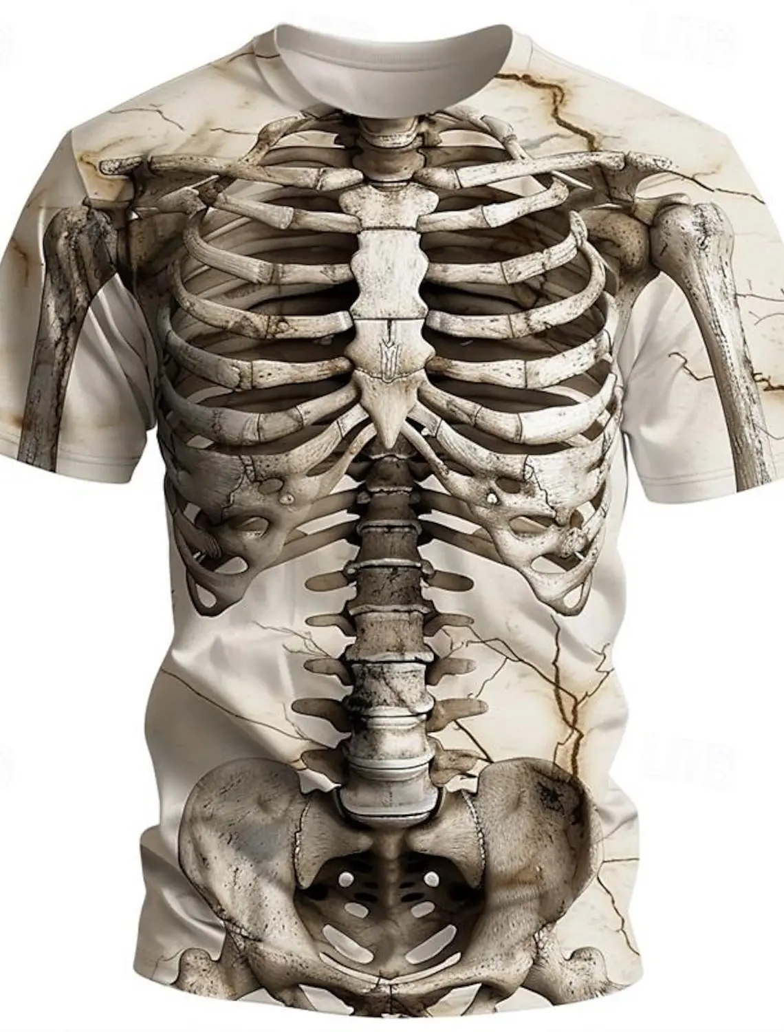 

Vintage T Shirts for Men 3D Print Sketching Skull Skeleton Tee Top Short Sleeve Loose Punk O-Neck T Shirts Men Clothing Camiseta
