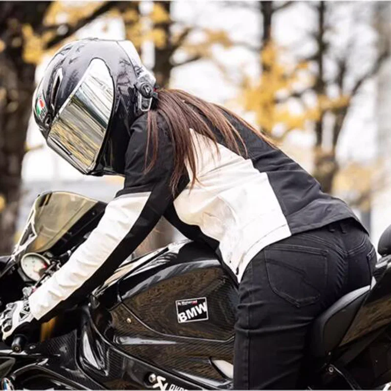 

Women Summer Breathable SCOYCO MotocroMotorcycle Riding Jacket Knight Racing Jackets Lady Locomotive Clothes Anti Drop clothing