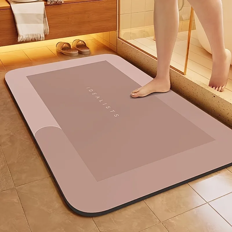 Super Absorbent Bathroom Floor Mat - Quick-drying and slip-resistant