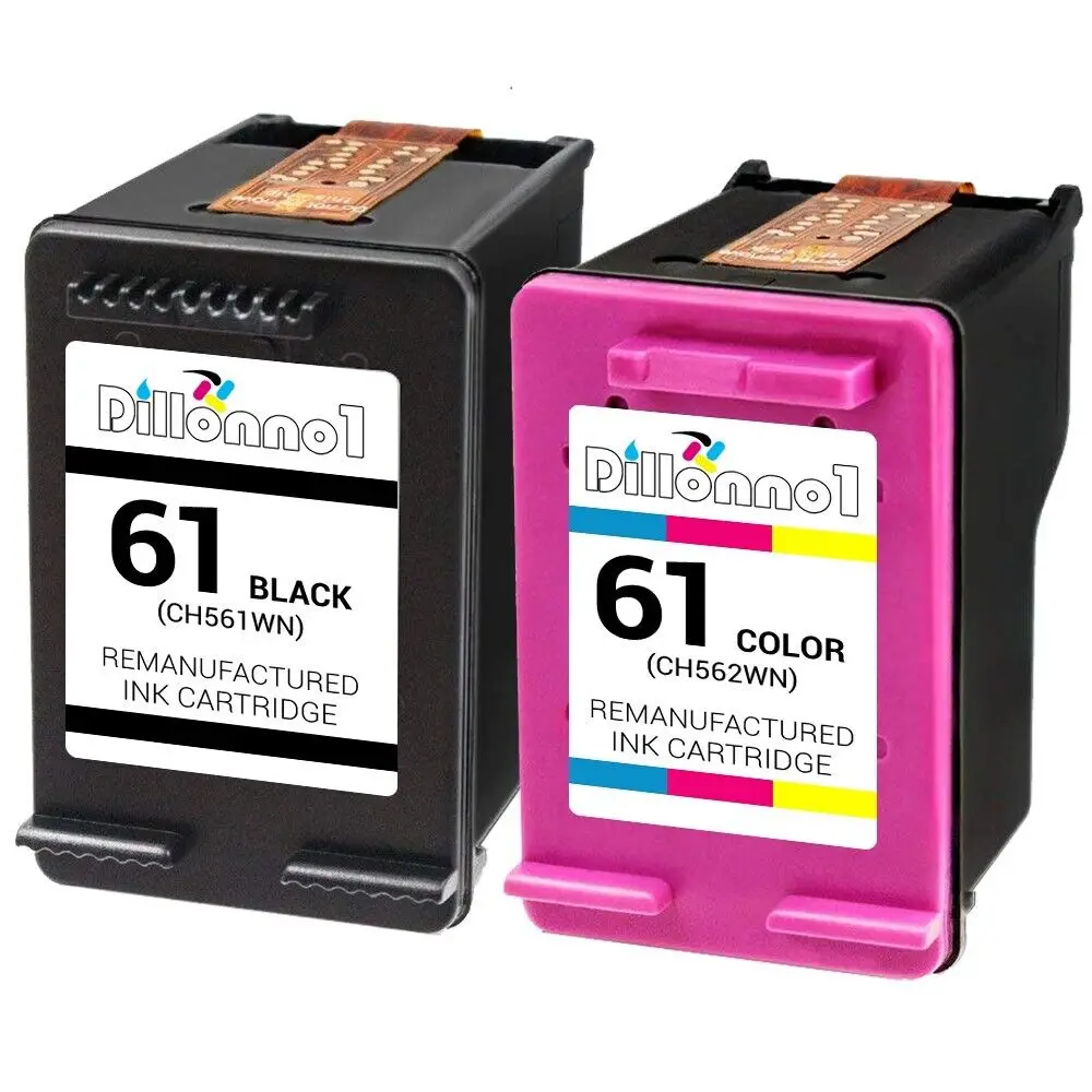 2Pk Per Hp 61 Ch561Wn Ch562Wn B/C Per Officejet 2620 4630 4632 4634 4635 8040 80
