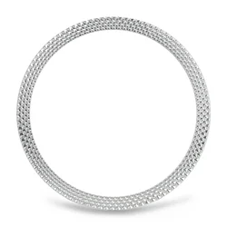 Premium Metal Bezel Ring with Adhesive for Smartwatch Protection and Style (Silver Rhombus)