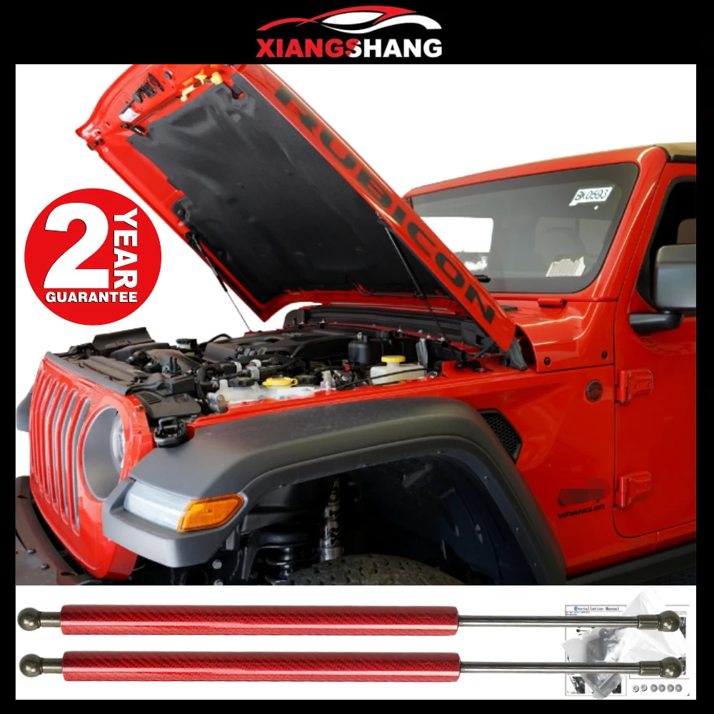 Для Jeep Wrangler JL 2018-2022 Гладиатор 2020 + передняя крышка фонаря газовые стойки подъемник