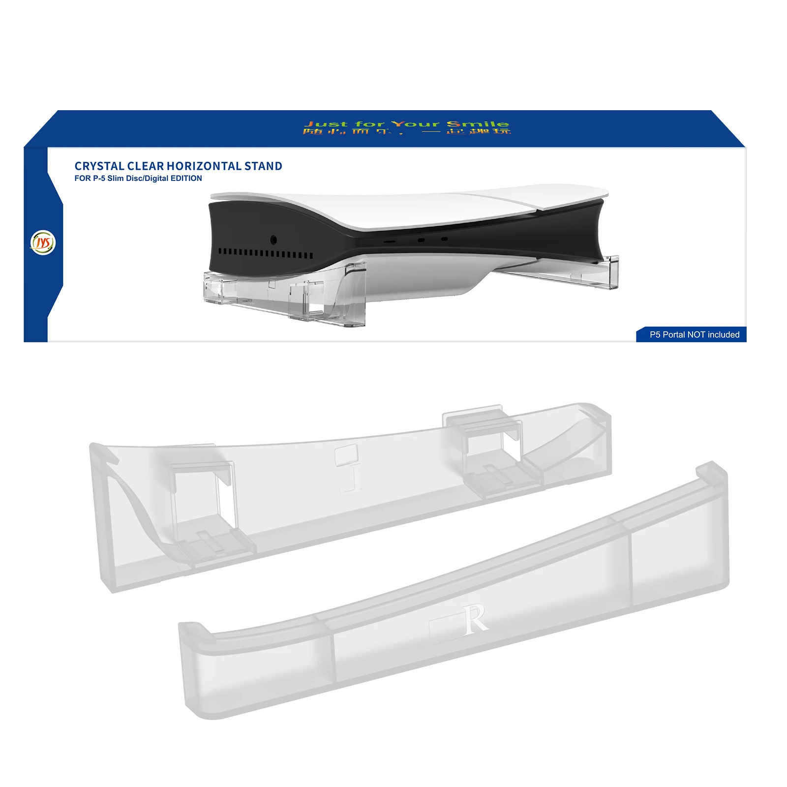 Holder For Ps5 slim Host Horizontal Display Stand For Ps 5 slim Console Host Display transparently Holder  Accessories - 2