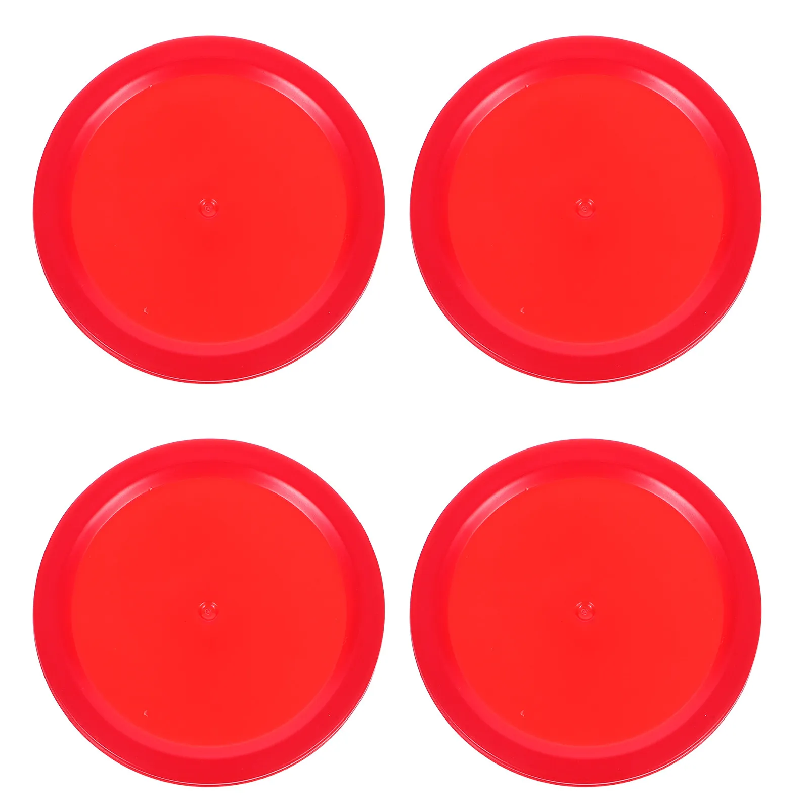 4Pcs 50Mm 에어 하키 퍽 슬라이더 세트 표준 테이블용 인체공학적 패들 빠른 글라이딩 비깨지기 쉬운 하드 표면 보호