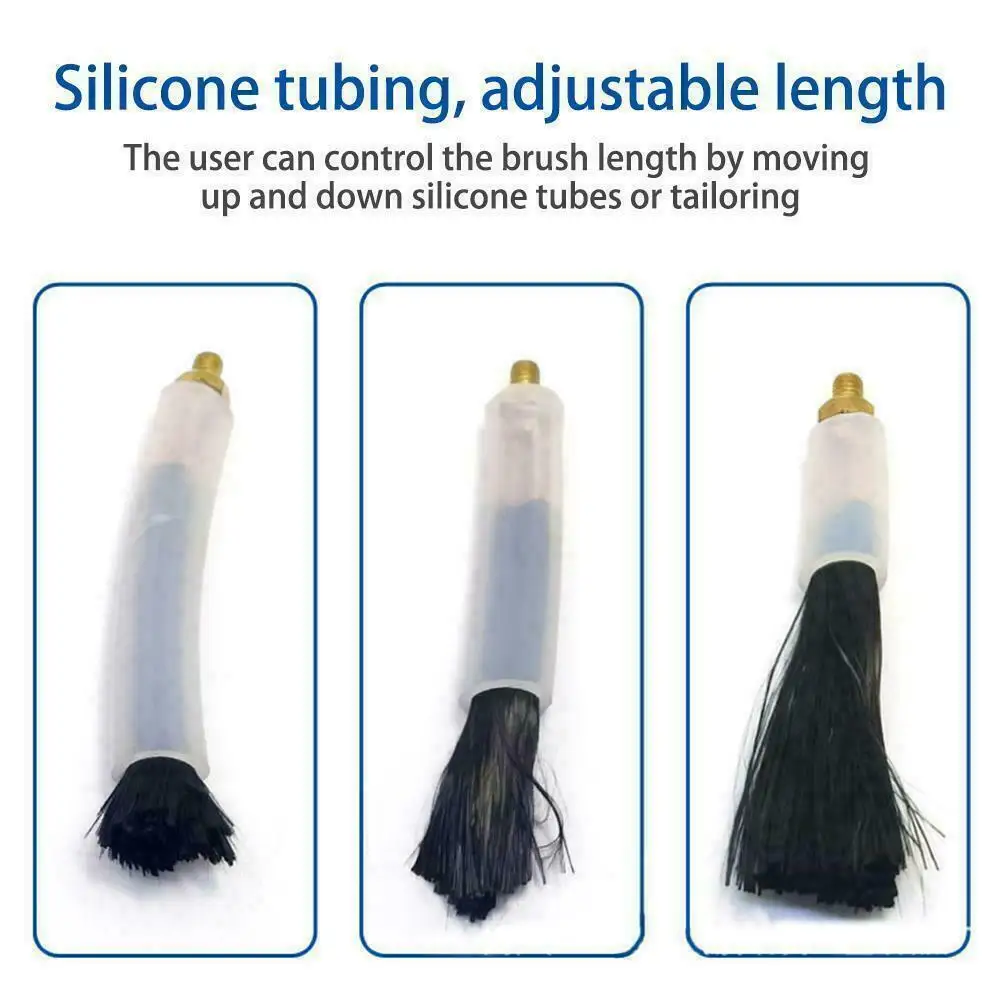 Cleaning Brush Wire Brush Pickling Brush Tig Wig Mig Brush M6/M8/M10 Carbon Fibre Polish Welding Cleaning Weld Weldseam Cleaner Tools Accessories