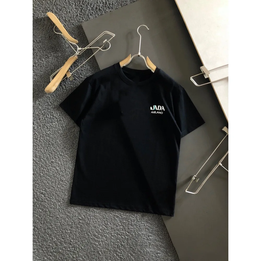 Letter Printed Round Neck Short Sleeved T-shirt for Men and Women Casual Loose Oversized Sports Shirt t shirts men sports tops