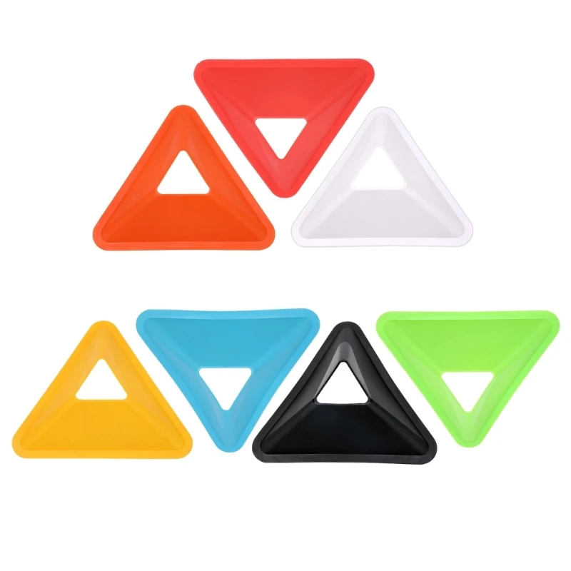 

5 Pcs Portable Football Training Dish Plate Soccer Playing Marking Tray Low Field Markers Football Training Dropshipping