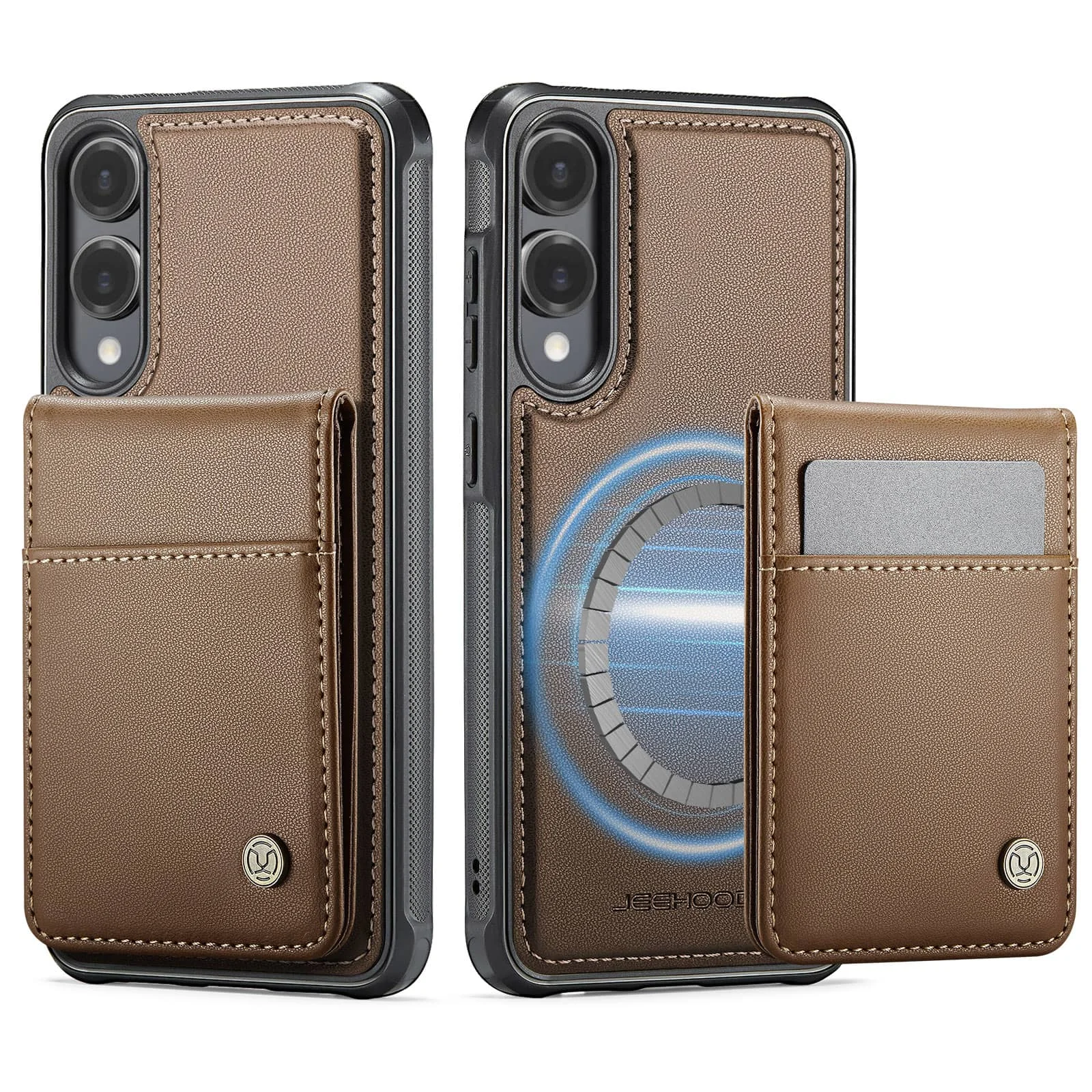 Magnetic 2-in-1 Detachable Wallet Case with Card Holder and Kickstand