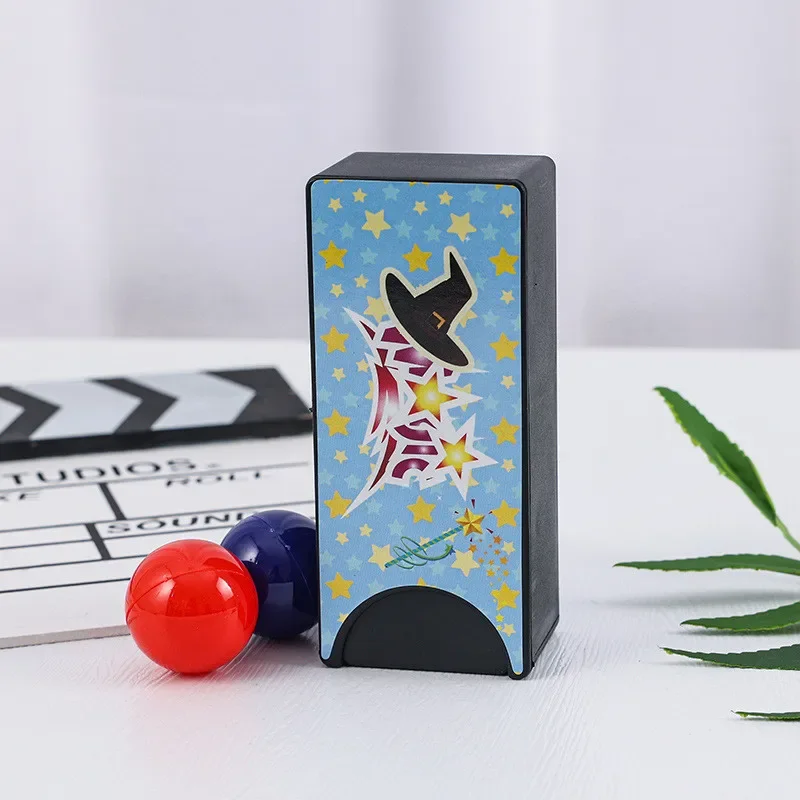 手品の交換可能なマジックボックス,赤いボールを青いアクセサリー