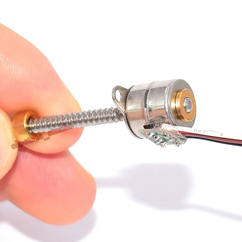 DC 5V 2-phase 4-wire Micro 10mm Stepper Motor Mini 50mm Stroke Long Linear actuator Stepper motor Screw Block Nut Rod linear actuator,stepper motor