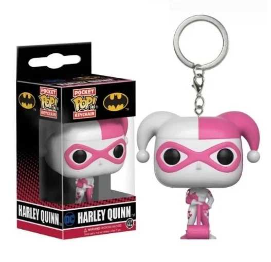 FunkoPop！KEY CHAIN JOKER HARLEYQUINN FUNKO Pocket New Suicide Squad The Joker Harley Quinn Pocket Pop