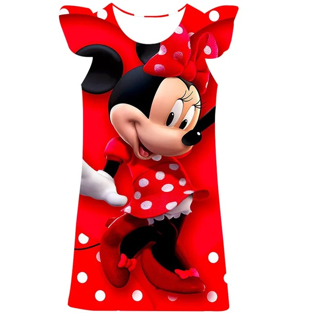 disney minnie mouse cartoon print baby children girls kids dress cute birthday party princess christmas dress for baby girls aliexpress