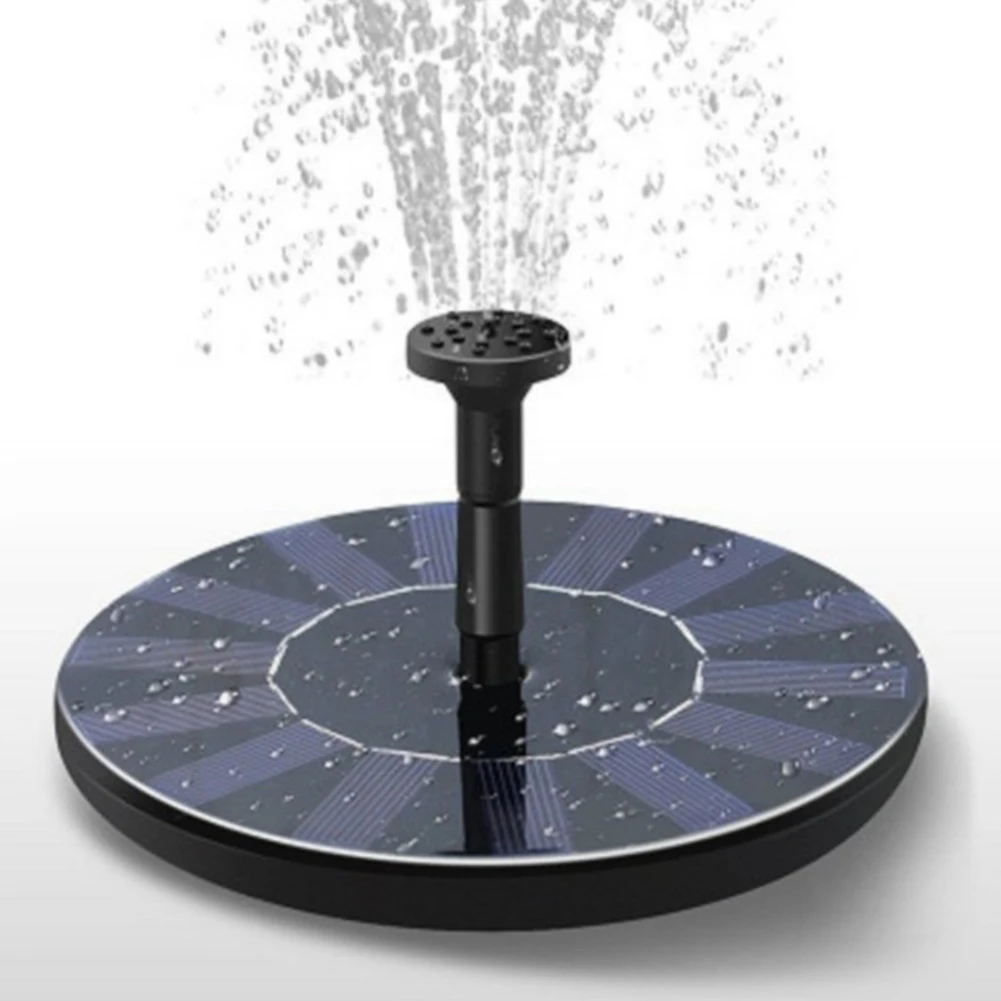 Solar Fountain, Solar Fountain Pump, Water Fountain, Garden Pond Fountain, Solar Water Pump, Bird Bath, Bird Bath Supplies Solar Fountain Floating Pump with 6 Nozzles for Bird Bath Garden Pool Pond Outdoor