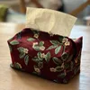 Nordic Cotton Linen Cloth Art Tissue Box Holder Car Tissue Holder Desk Table Napkin Holder Home Decor Handkerchief Box Gift 1