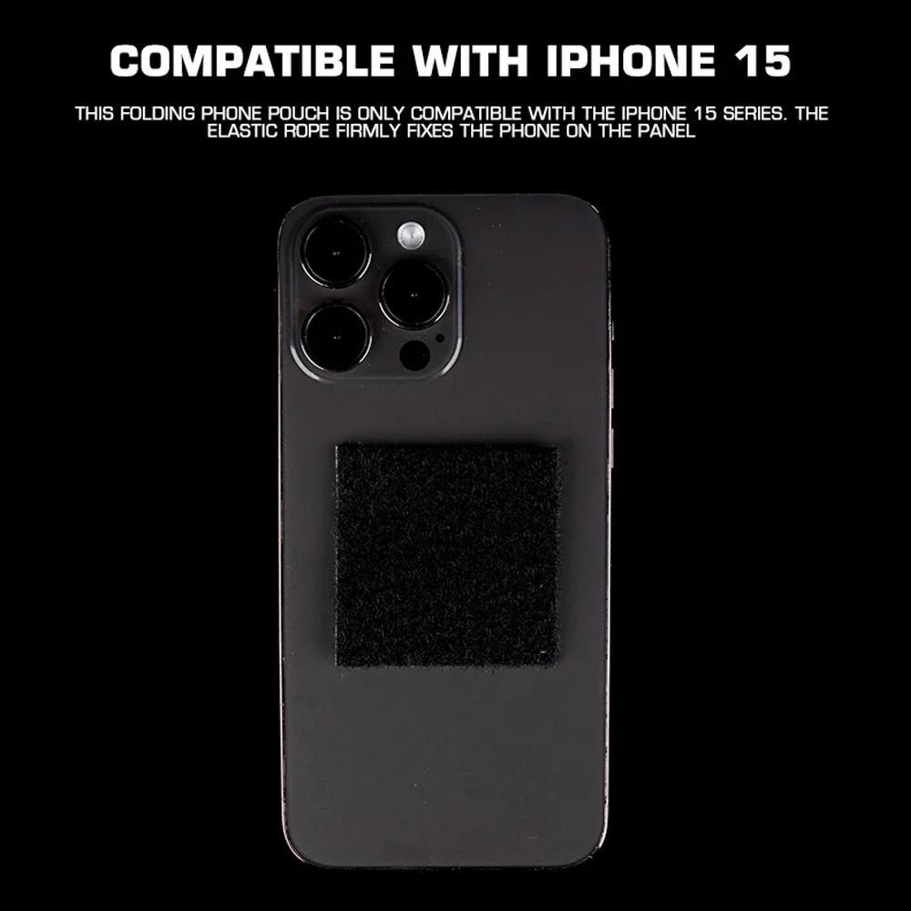 Tactical Mobile Phone Rack Militar Vest Plate Carrier Map Case Panel Airsoft Gear Outdoor Molle Folded Iphone Navigation Board 4
