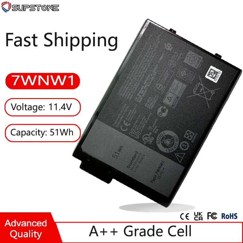 Nuova Batteria Per Laptop 7 Wnw1 Per Dell Latitude 7424 5424 5420 Robusta P85G001 P86G001 Dmf8C Gk3D3