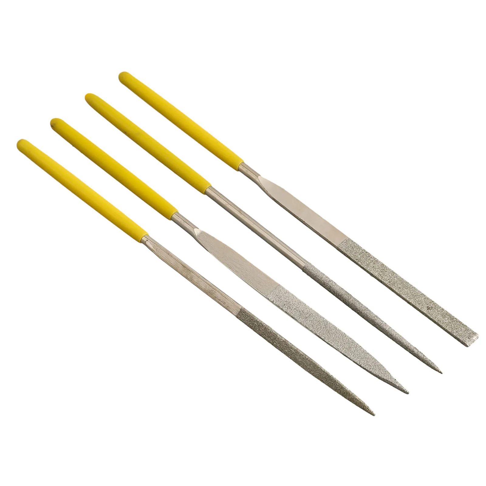 

Diamond File Plastic Handle Metal Stone Grinding Flat Needle Jewelry Polishing For Woodworking DIY Wood Carving Tools