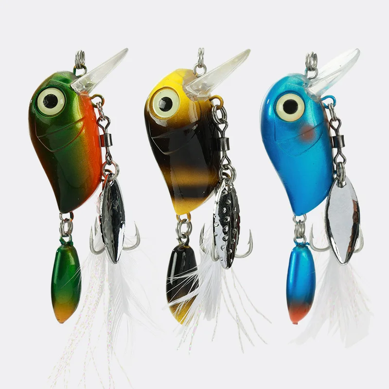 1pcs 5G Metal Spinner Spoon Fishing Lure Hard Baits Spinnerbait for Trout Pike Pesca Peche