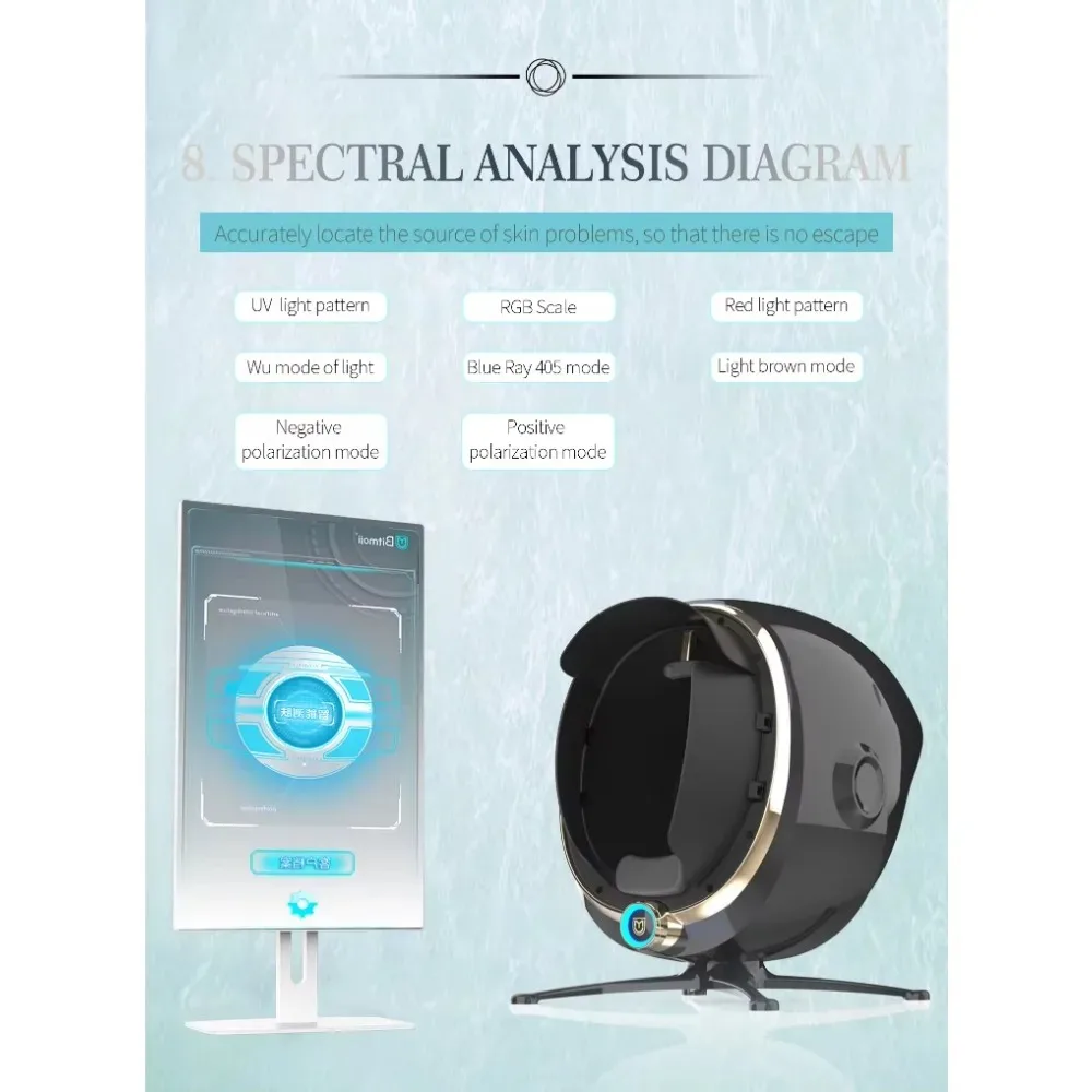 Bitmoji Skin Analyzer Facial Machine Professional Bitmoji Skin Analysis Machine
