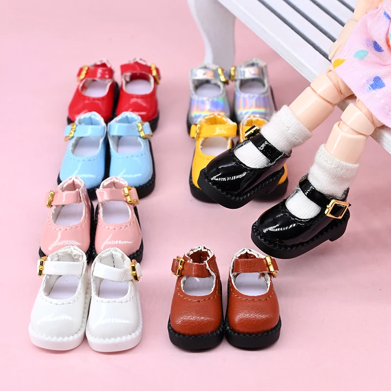 Multiple Colour Obitsu Doll Mary Jane Shoes Dolls Accessories Bjd Doll Leather Shoes Toys For Ddf Body9 1/12 Bjd Gsc Doll 2