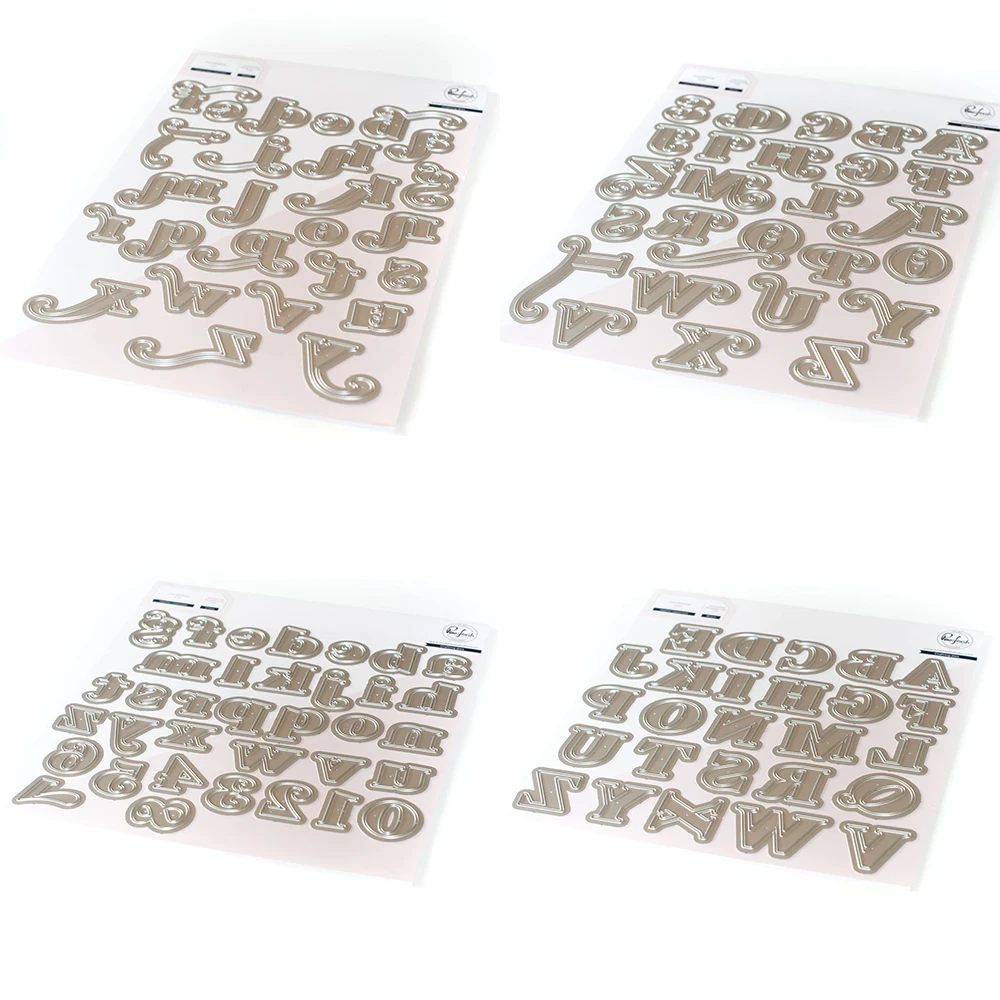 

Piggy Craft metal cutting dies cut die mold Letter decoration Scrapbook paper craft knife mould blade punch stencils dies