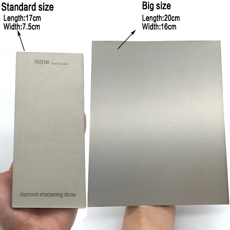 1000 Diamond Plate Hard Large Sharpening Stone Professional Knife Sharpener Whetstone Edge Blade Sharp Apex Sheet Ruby Spyderco | Дом и сад