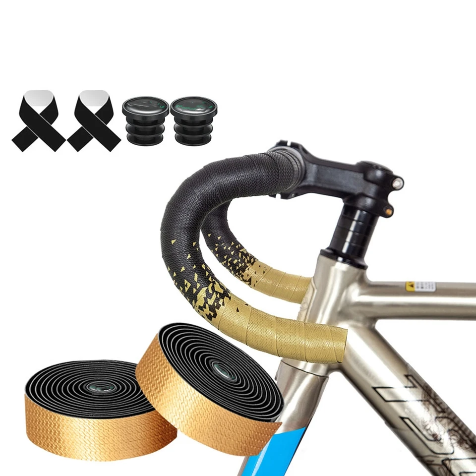 Cinta Manillar Bicicleta VGEBY1 - Antideslizante Y Absorbe Sudor - Doble Capa - Varios Colores (Verde)