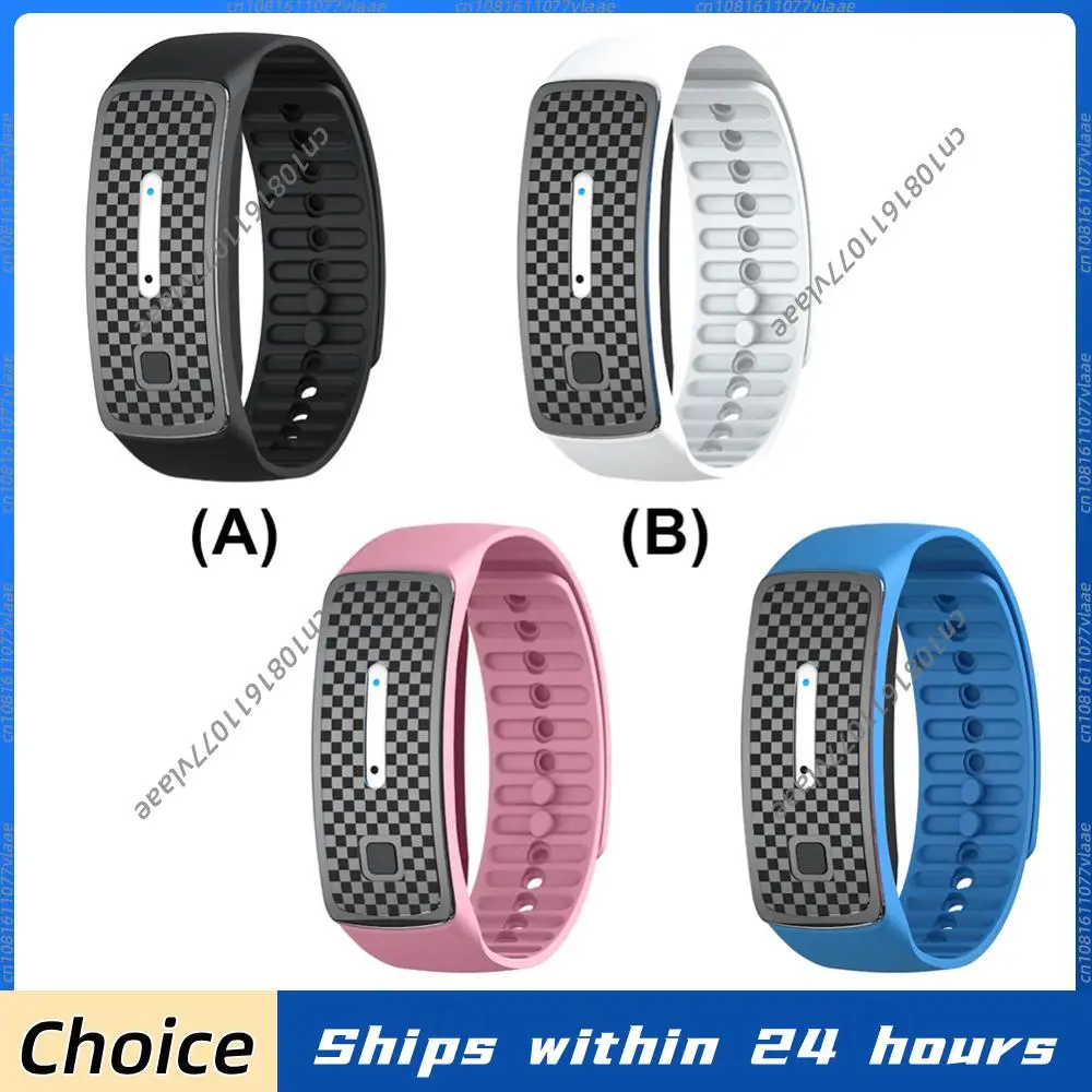 Ultrasonic Mosquito Insect Repellent Band Electronic Mosquito Repeller Anti-mosquito Bracelet Watch For Adults And Kids_voghion.com