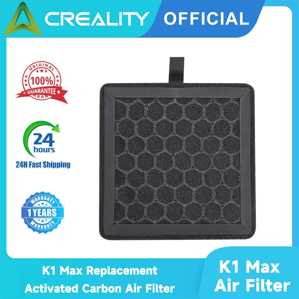 Creality K1 Max 교체 활성탄 공기 필터 K1MAX 3D 프린터 액세서리 용 1PCS 면화 활성탄 필터