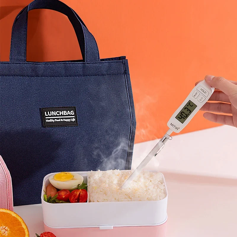Borsa termica per il pranzo in tessuto Oxford, leggera e Borsa termica per il pranzo in tessuto Oxford, leggera e