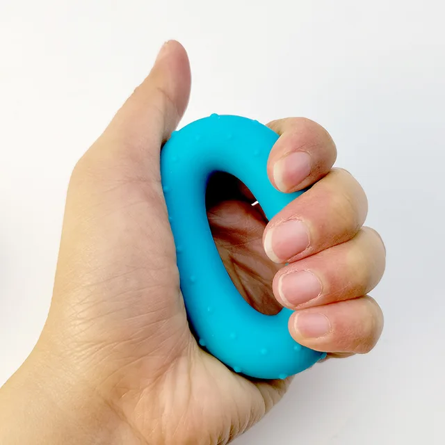 Silicone Finger Gripper Ring Hand Muscle Strengthener Ring Wrist Finger Trainer Exercise Carpal Expander Workout Fitness Device 3