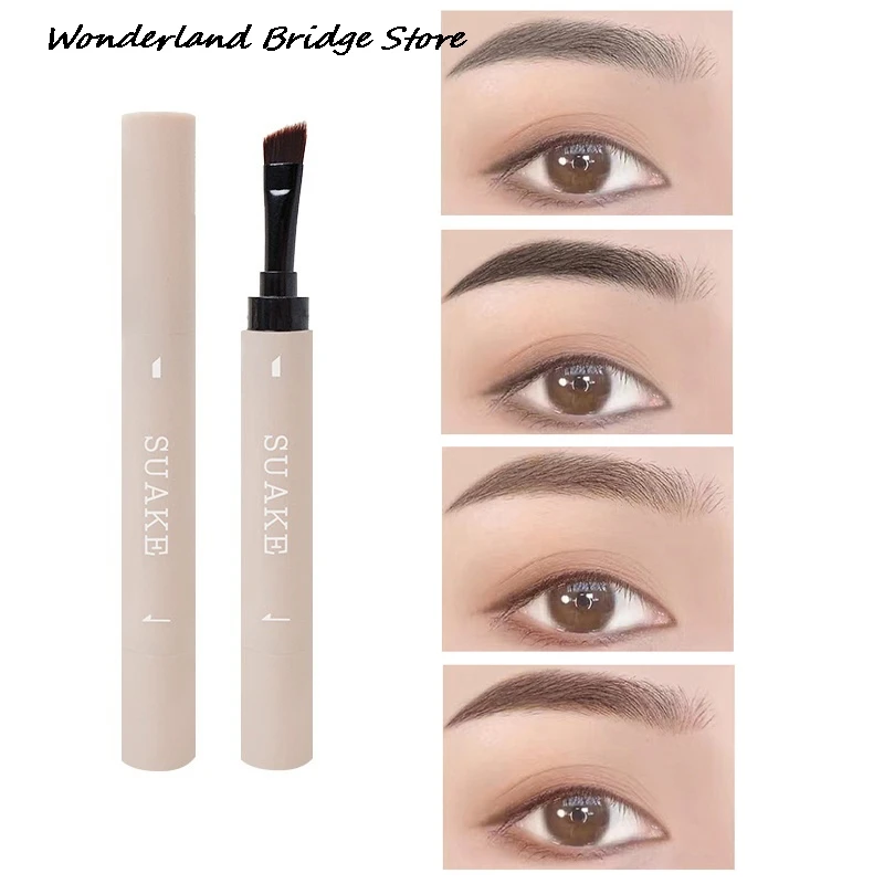 Eyebrow Dyeing Cream Pencil Natural Lasting Non-smudge Waterproof Setting Dye Eye Brow Pen With Brush Makeup Cosmetic liquid eyebrow pencil
