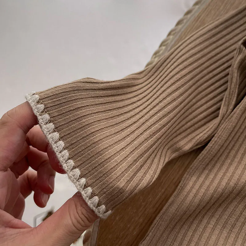 Soft Knit Sweater Cardigan Suit for Baby Girls