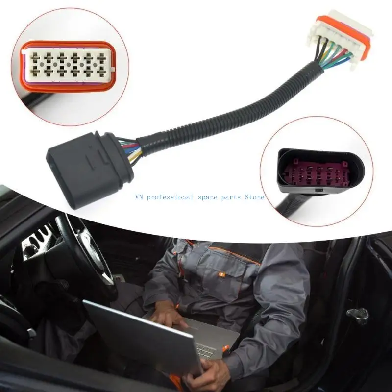 41XA 교체 12 핀 헤드 라이트 배선 하네스 7L6971071A 전면 조명 어셈블리