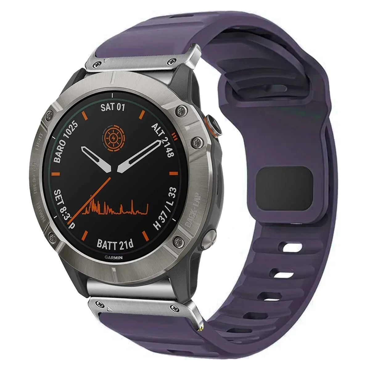 QuickFit Silicone No-Gap Watchband - Versatile 22mm & 26mm Strap