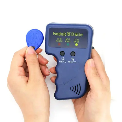 RFID Duplicator ID Handheld 125khz Key Copier Reader Writer Reader Card Cloner Programmer Writable Key Access Card Keyfobs - Image 2