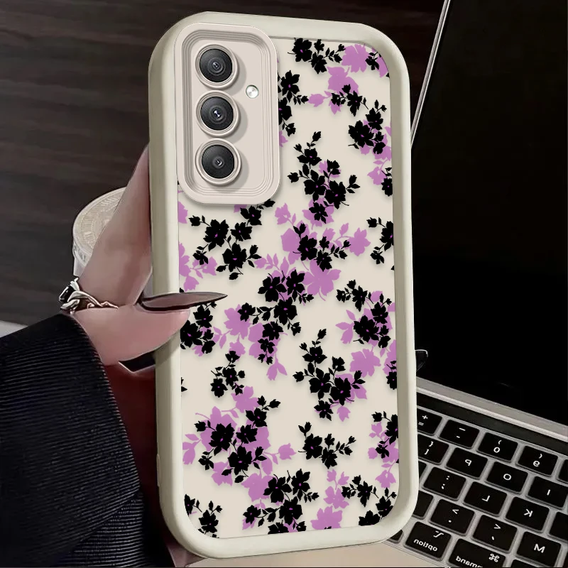 Charming Romantic Floral Phone Case - Decorative Back Cover