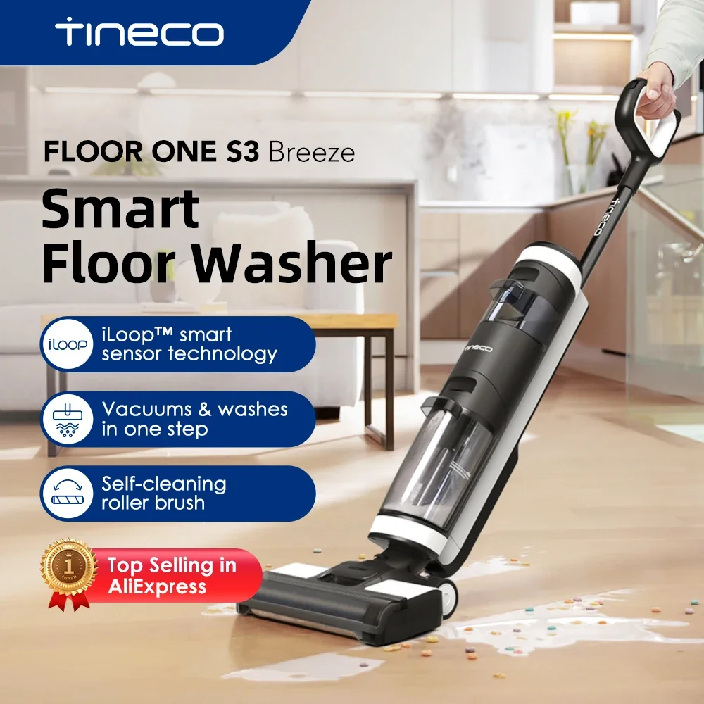 Tineco Floor One S3 Breeze Vacuum cleaner Floor Washer Cordless 
