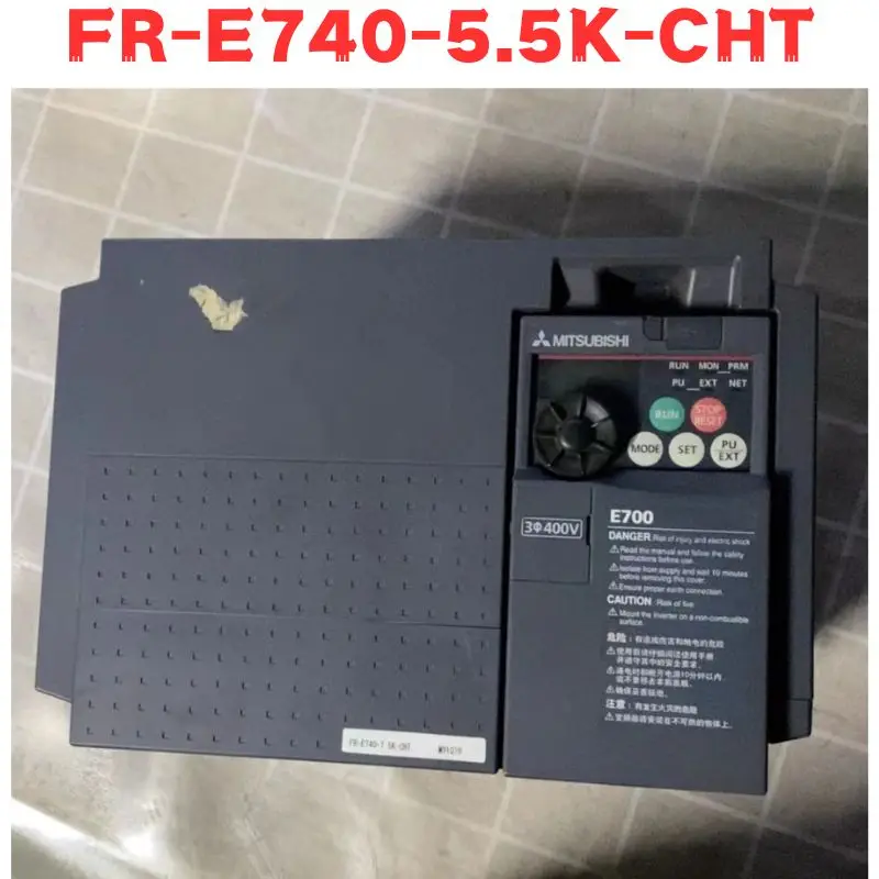

Second-hand FR-E740-5.5K-CHT FR E740 5.5K CHT Inverter Tested OK