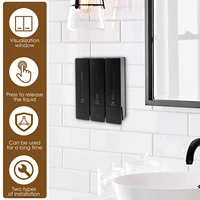 Liquid Soap Dispenser No Drill Wall Mounted Triple Shower Shampoo and Conditioner Dispenser for Home Hotel Bathroom Accessories 2