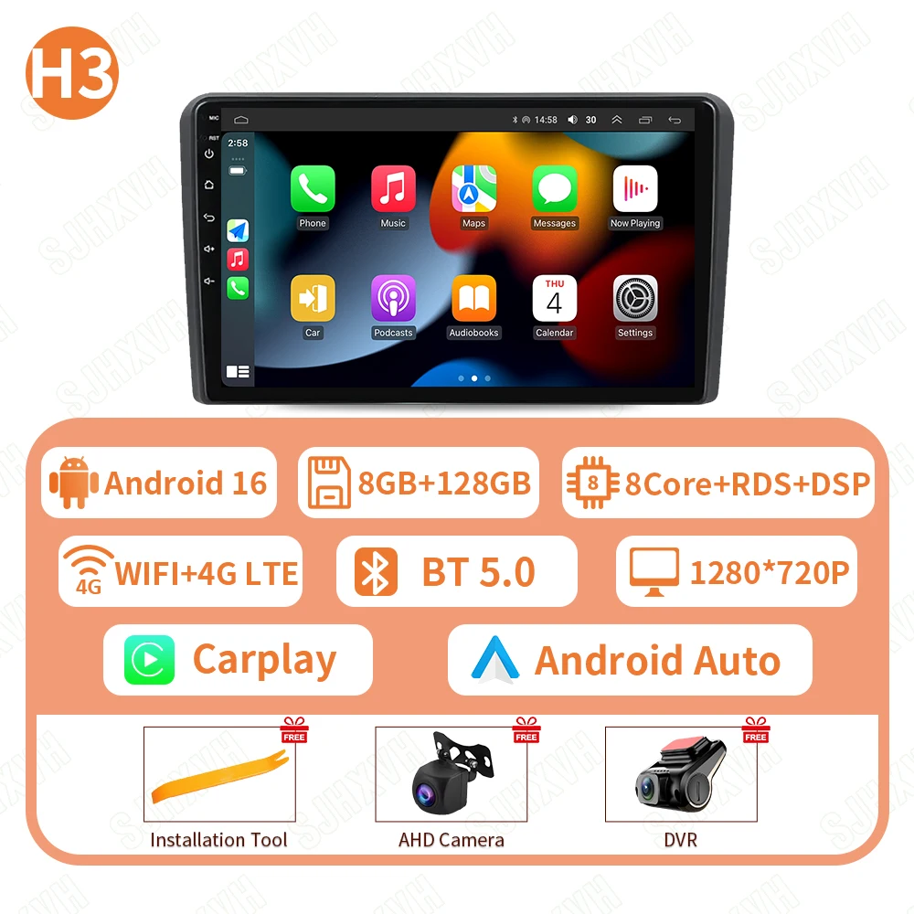 H3 8G-128G AHD DVR
