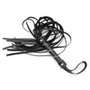 63.5cm Diamond Inlaid Handle Leather Tassels Long Horse Whip Riding Crop Flogger Paddle Slapper Horse Training Dressage Whips 3
