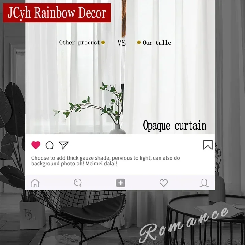 Sheer Curtains Window Curtains Decor Curtains Light Filtering Curtains White Semi Crushed Sheer Curtains Living Room Window Solid Color Long Tulle Bedroom Curtain Voile Party Drapes