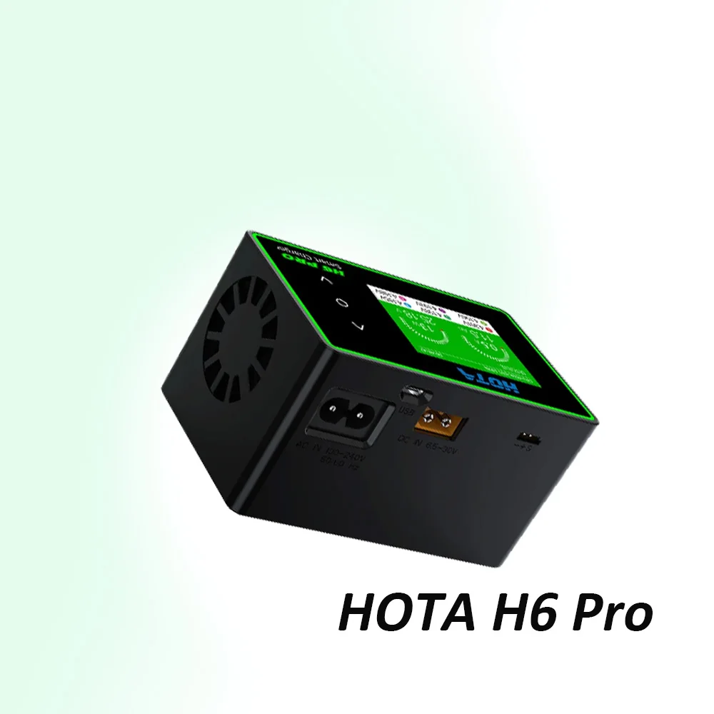 

HOTA H6 Pro Duo AC 200W DC 700W 26A Mini Battery Charger 1-6S Lipo NiMh Li-ion Ni-Cd Digital RC Balance Charger Discharger