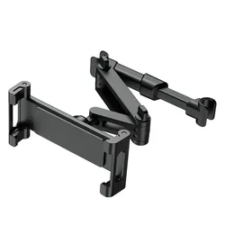 Adjustable Telescopic Car Headrest Mount (Black Telescopic)