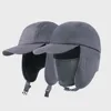 Comfortable Ear Protection Duck Tongue Cap Thickened Rocker Fleece Windproof Hat Keep Warm Baseball Caps Men 1