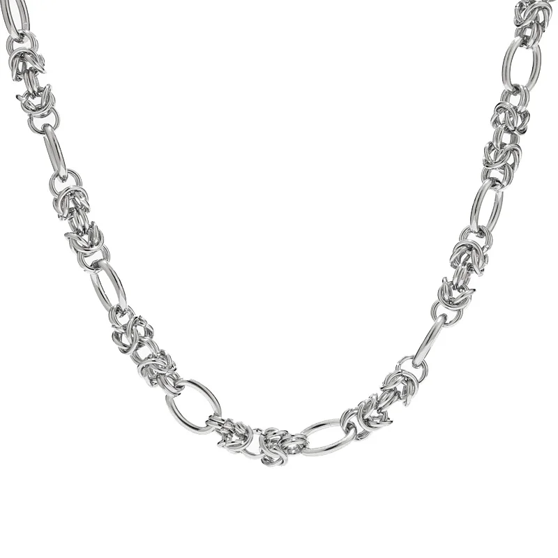 1M 10mm Width Stainless Steel Heavy Multiple Circles Chains Handmade Link Chain For Men DIY Jewelry Necklaces Making Top Quality