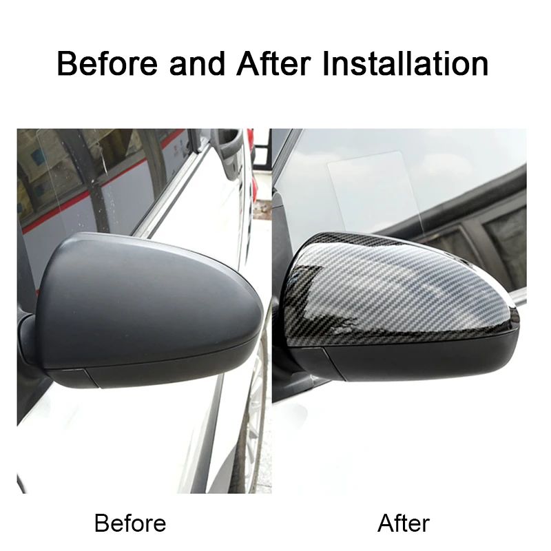 TPZLTWI Auto vista posteriore specchietto laterale copertura Trim per  Mercedes Smart Fortwo 451 2009-2014 nero brillante stile in fibra di  carbonio - AliExpress